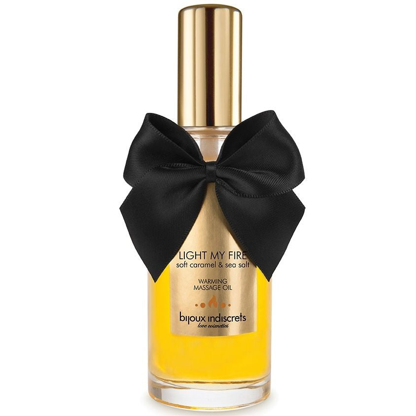 Bijoux Indiscrets - Huile de Massage Chauffante Light My Fire Caramel Salé