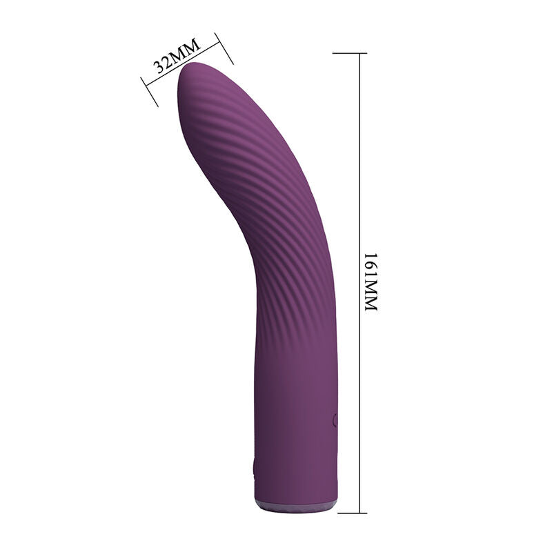 Vibromasseur Rechargeable Kissell 10 Fonctions Violet - Pretty Love