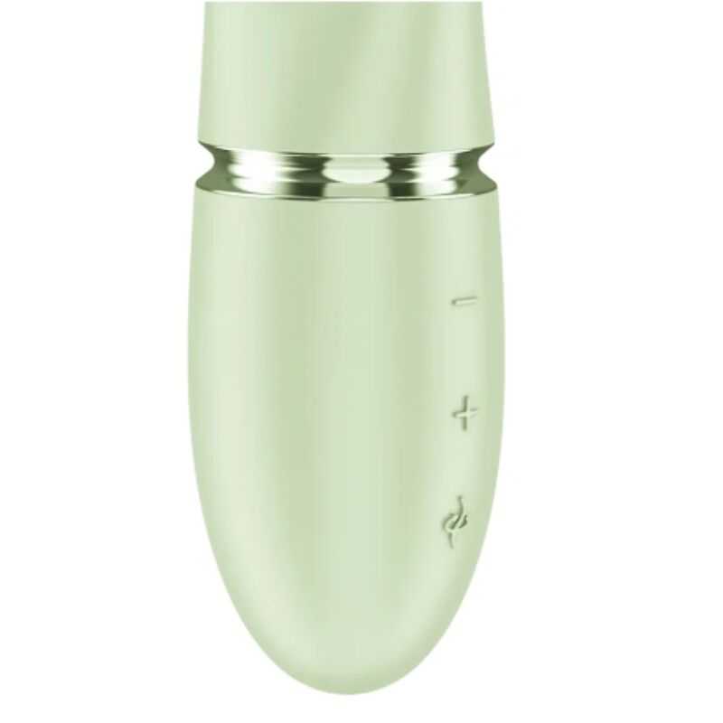 Vibromasseur Rabbit Pearl Bunny 2 Perles Rotatives Vert - Satisfyer