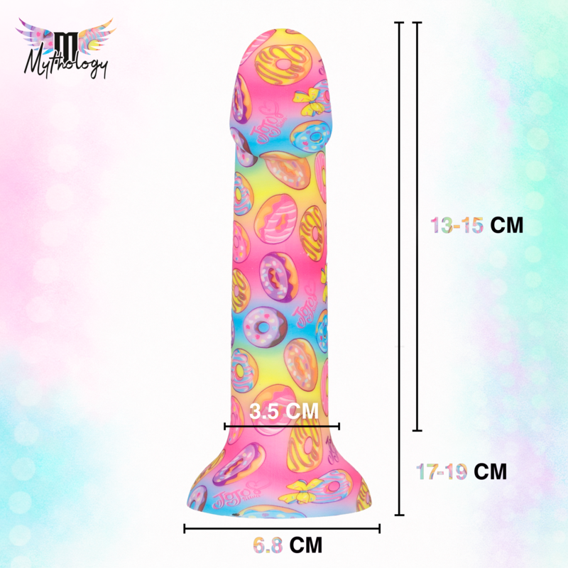 Gode Dildo Lyra 2 Silicone 19 cm Motif Donuts - Mythology