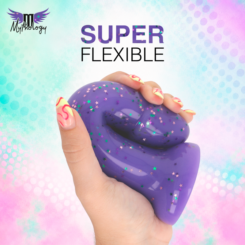 Gode Dildo Lyra Silicone Violet Moucheté 17 cm - Mythology