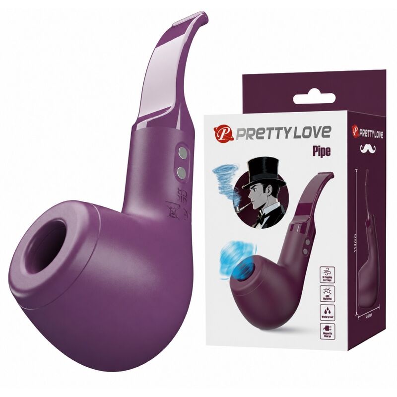 Stimulateur Tapoteur Pipe 10 Modes Violet - Pretty Love