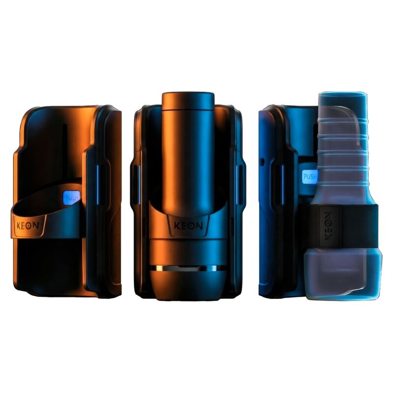 Masturbateur Automatique Keon 2 Combo Feel Stroker Noir/Bleu - Kiiroo