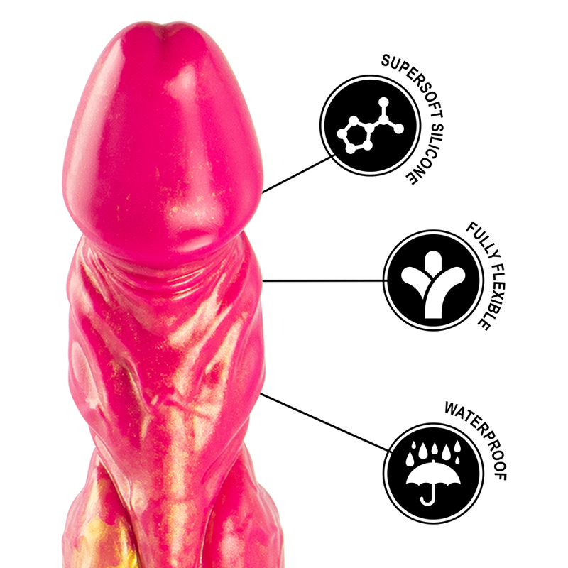 Gode Cerbère Mythologique Silicone 21,5 cm - Epic