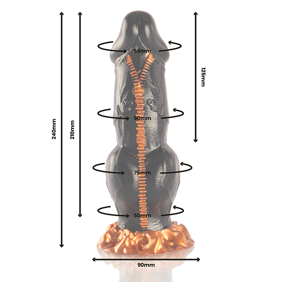 Gode Silicone Deimos 24 cm 610 g Mythologie - Epic
