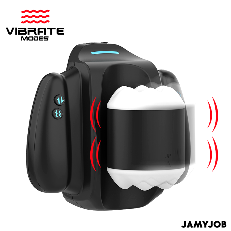 Masturbateur Automatique Play-R Vibration Support Téléphone Noir - Jamyjob
