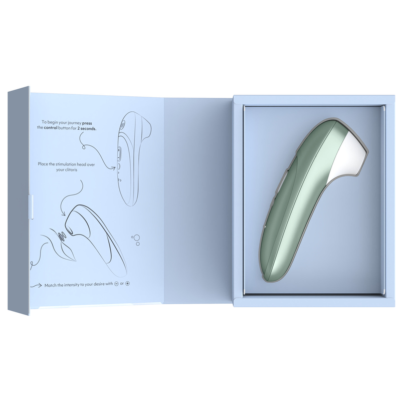 WOMANIZER - STIMULATEUR CLITORIAL PRO À SUCCION 11 NIVEAUX D'INTENSITÉ VERT SAUGE