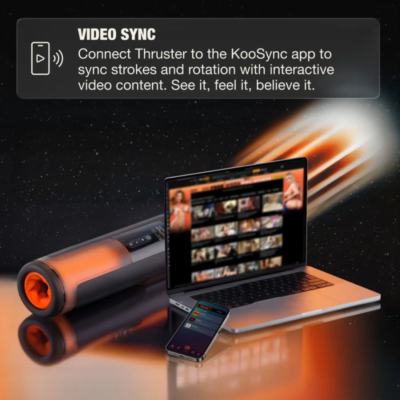 ARCWAVE - THRUSTER STROKER MASCULIN AUTOMATIQUE AVEC VA-ET-VIENT, ROTATION ET CONTRÔLE