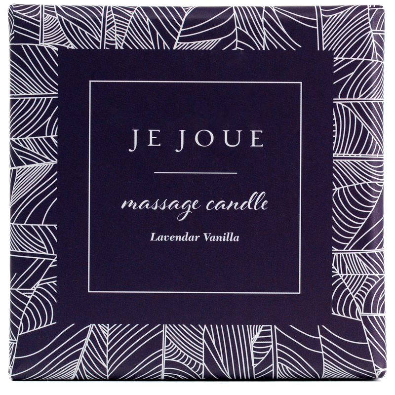 JE JOUE - MASSAGE CANDLE BOUGIE DE MASSAGE LAVANDE ET VANILLE 160 G