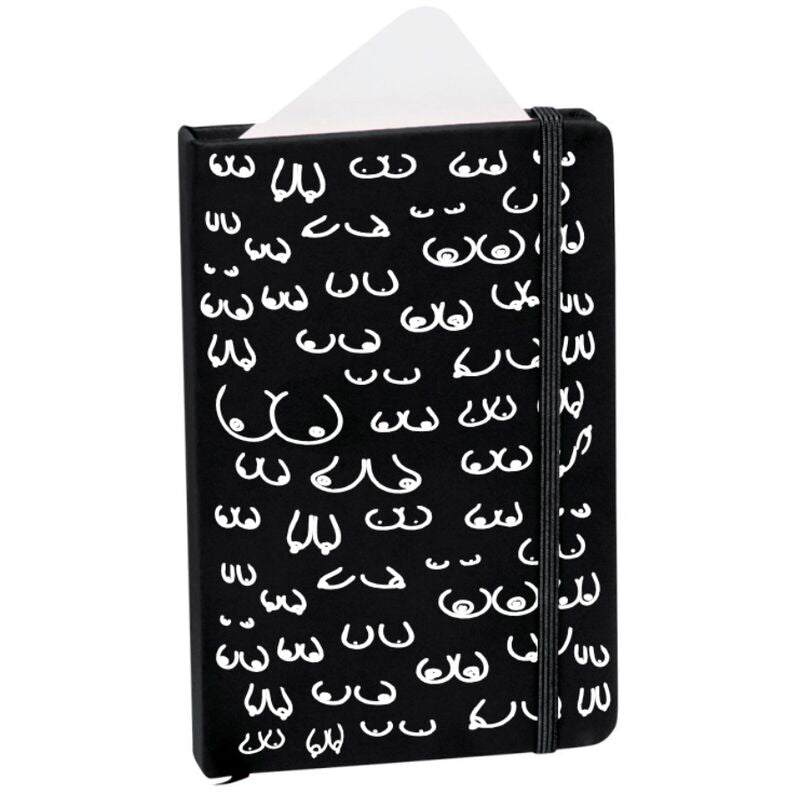 Carnet de Notes Couverture Rigide Motif Seins - Diablo Picante