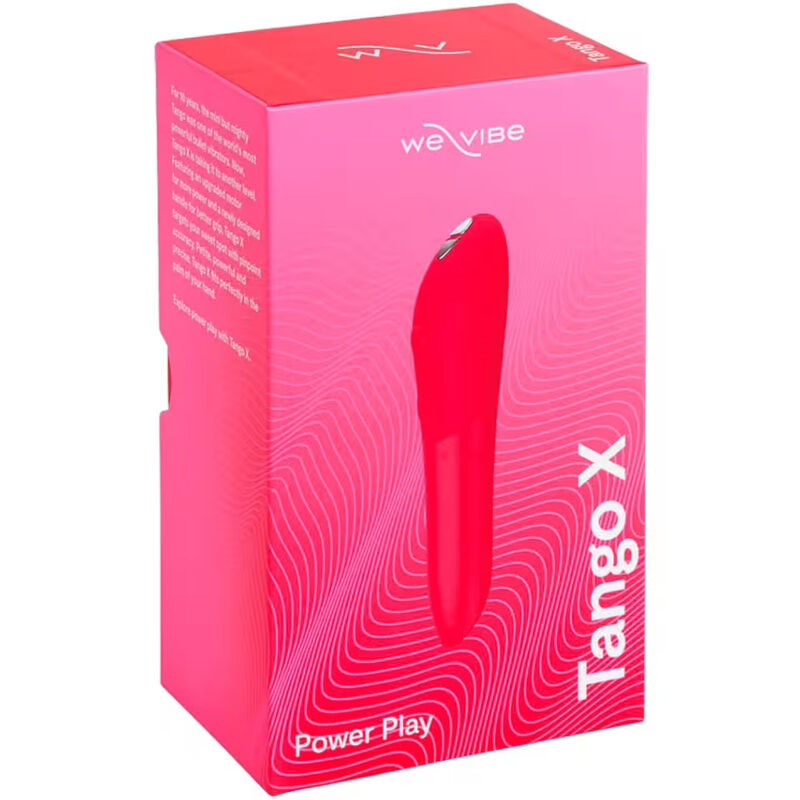 We-Vibe Tango X Vibromasseur Couple Télécommandé Rechargeable Rouge