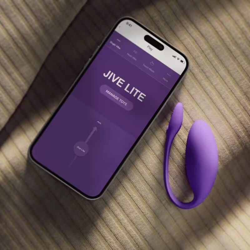 WE-VIBE - JIVE LITE VIBRATEUR ŒUF PORTABLE CONTRÔLÉ PAR APPLICATION VIOLET