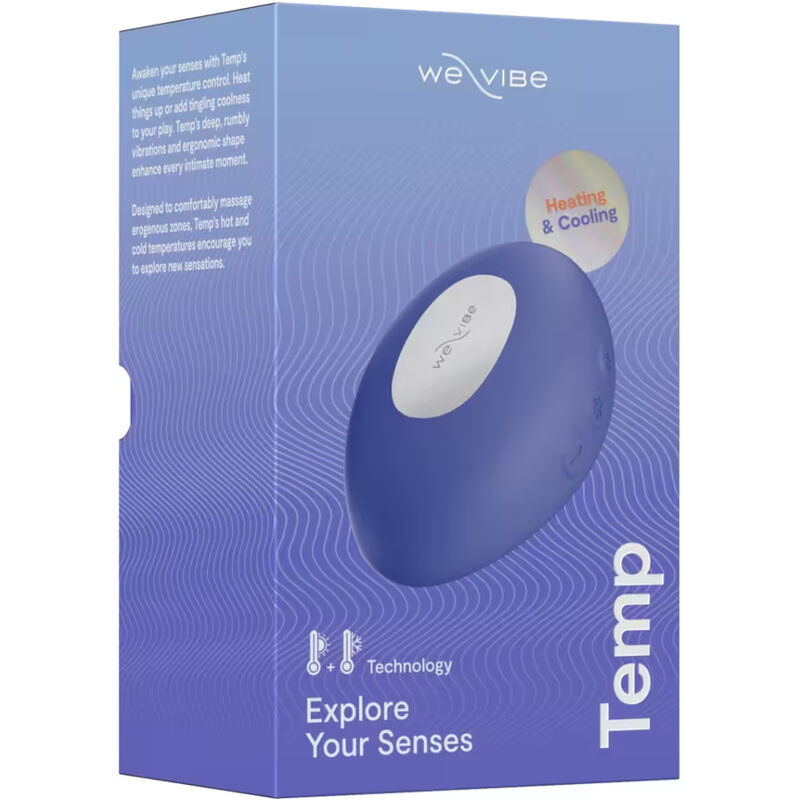 WE-VIBE - VIBRATEUR CHAUFFANT ET RAFRAÎCHISSANT, BLEU LAVANDE