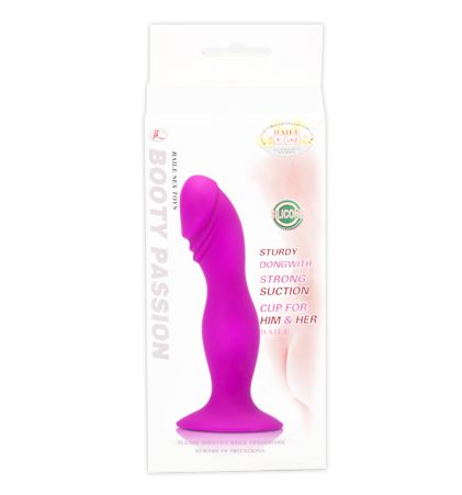 Plug Anal Réaliste Ventouse Violet - Pretty Love