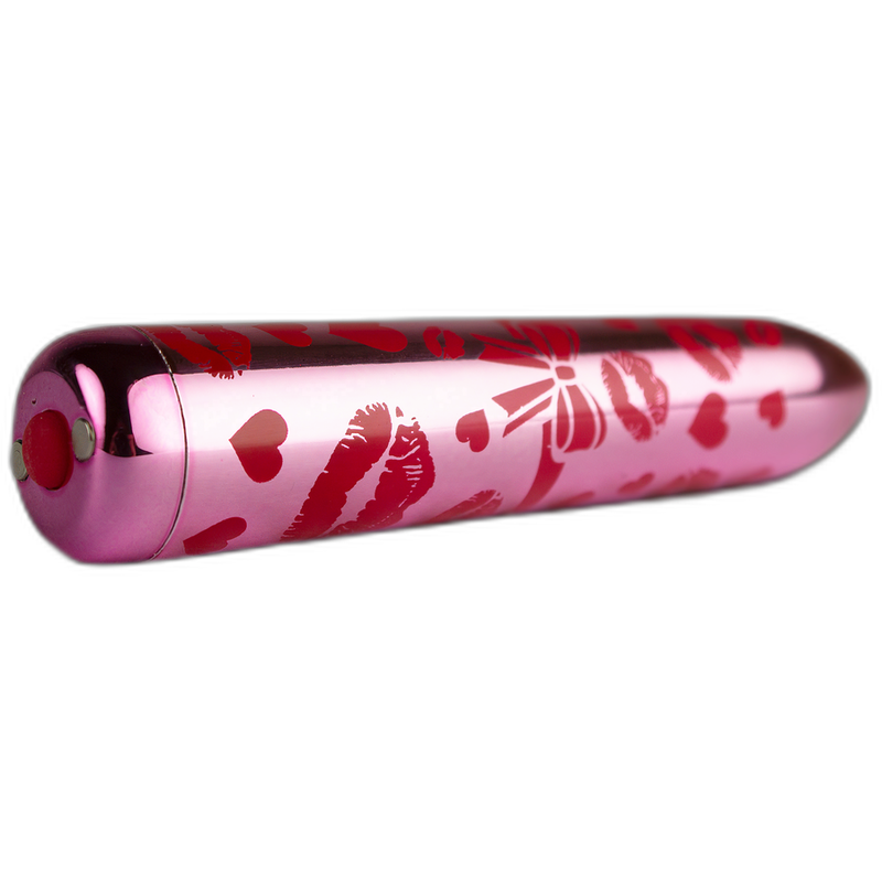 ROCKS-OFF - GIFTING LOVE MINI VIBRATEUR BULLET RECHARGEABLE AVEC 16 FONCTIONS ROSE