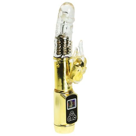 Baile - Vibro rabbit avec billes rotatives Siberia Passion - Or