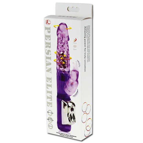 Baile - Vibro rabbit avec billes rotatives Persinal Elite - Violet