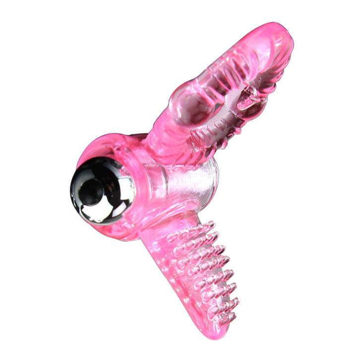 Baile - Anneau Pénien Vibrant avec Stimulateur Clitoris - Rose