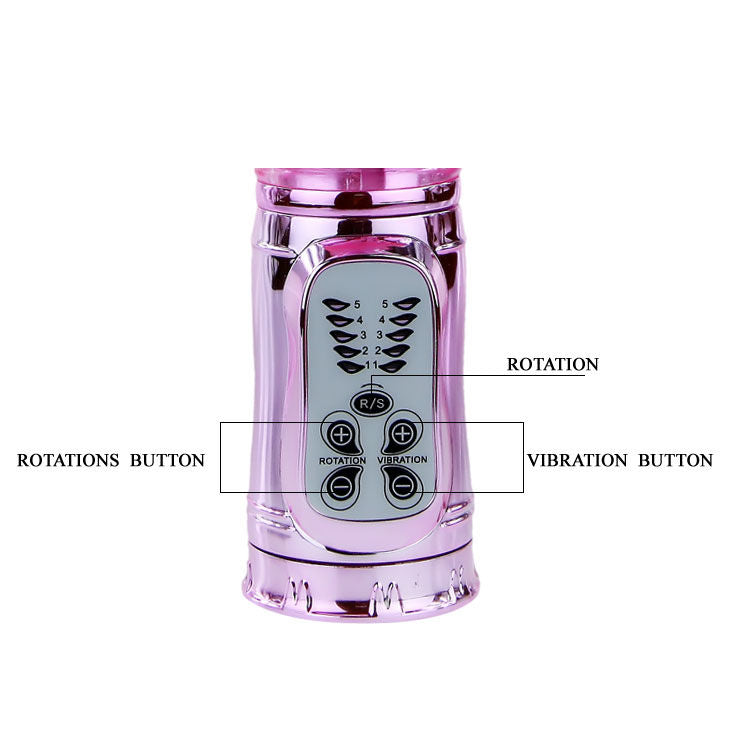 Baile - Vibromasseur Rabbit Rotatif 29 cm - Rose
