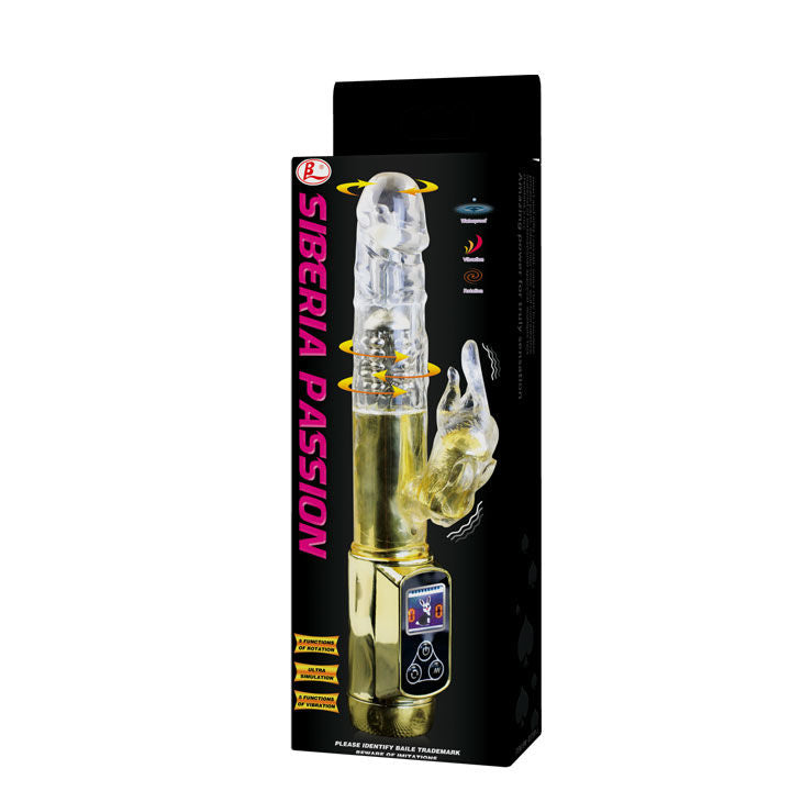 Baile - Vibro rabbit avec billes rotatives Siberia Passion - Or