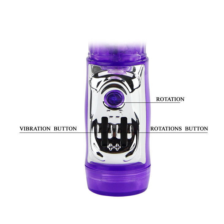 Baile - Vibro rabbit avec billes rotatives Persinal Elite - Violet
