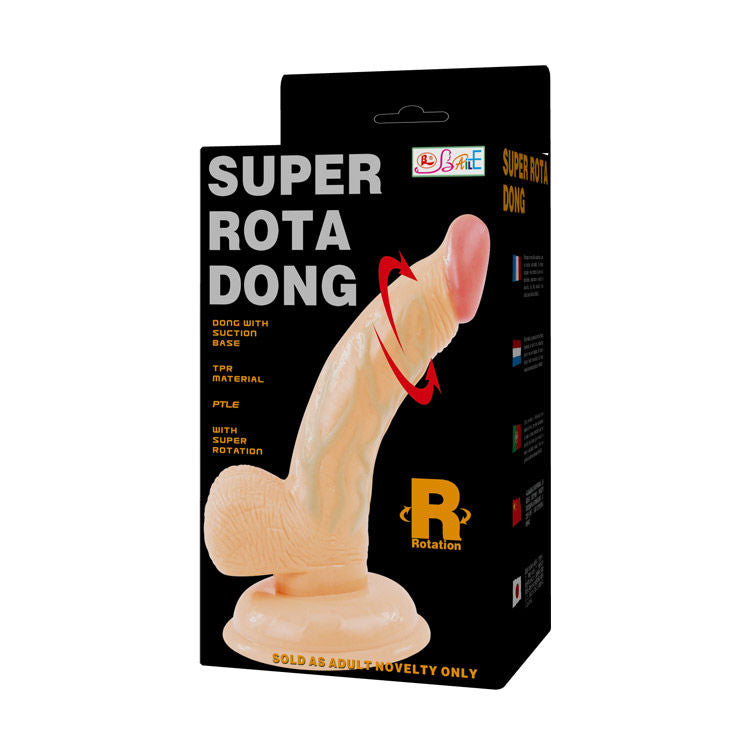 Baile - Gode Rotatif Réaliste avec Ventouse Super Rota Dong - 15 cm