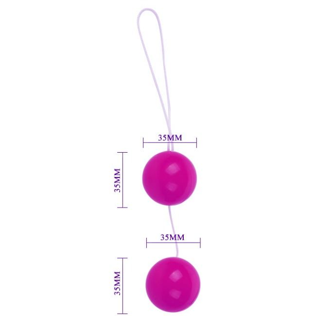 Baile - 2 Boules Anales - Violet