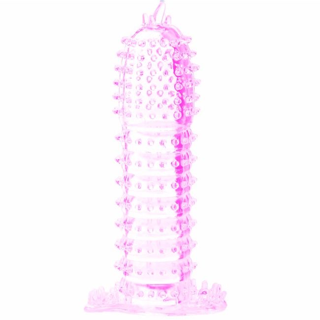 Baile – Gaine à Pénis Rose avec Points Stimulants – 14 cm