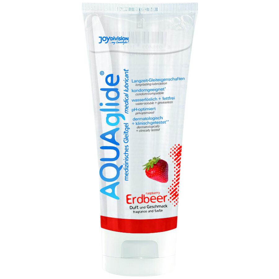 Lubrifiant Intime AQUAglide Fraise 100ml - JoyDivision