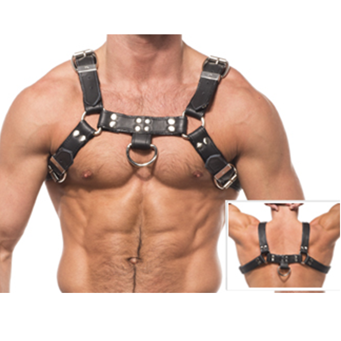 Leather body - harnais chaîne iii