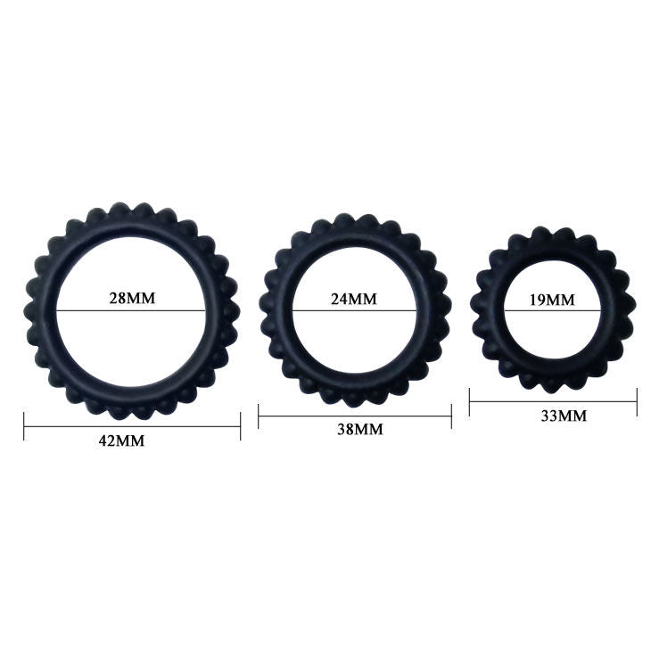 Baile - Kit 3 Anneaux Cockring Titan