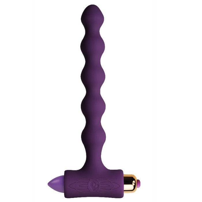 Rocks-Off - Chapelet Anal Vibrant Pearls - Violet