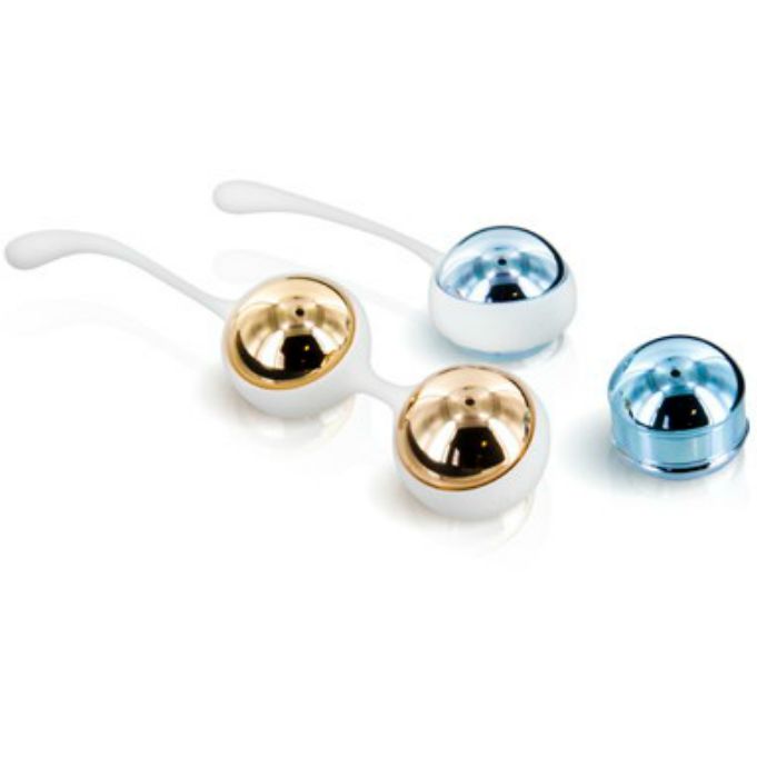 Nalone – Kit de 2 Perles de Kegel Or et Bleu – Périnée