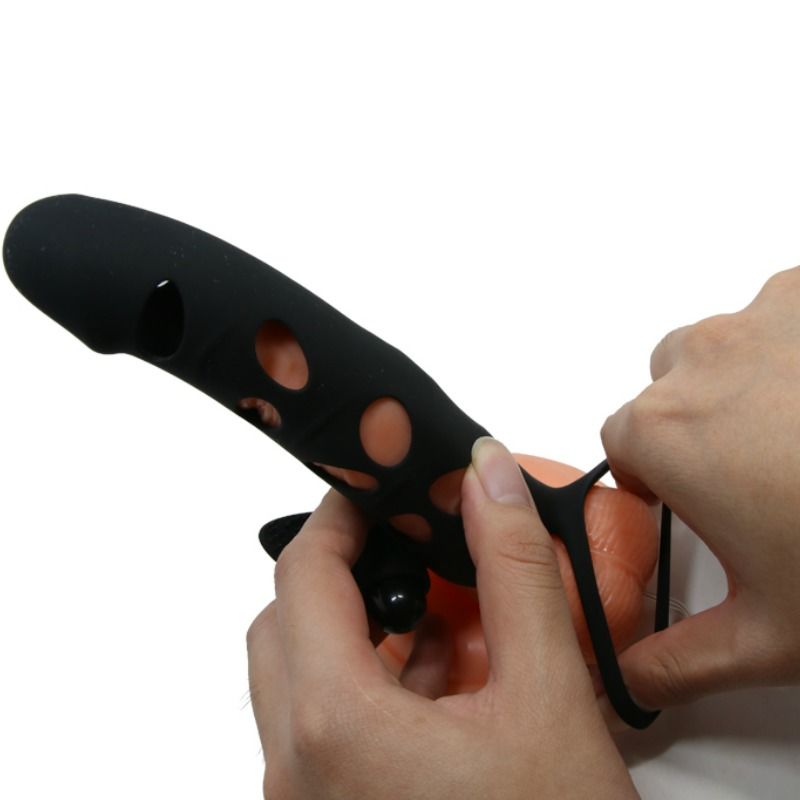 Gaine Pénienne Pretty Love Silicone Vibrante 15.2cm - Pretty Love