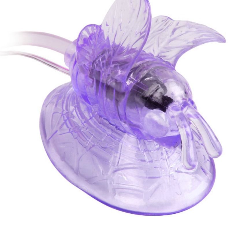 Baile - Stimulation Clitoris Vibrant en Forme de Papillon - Violet
