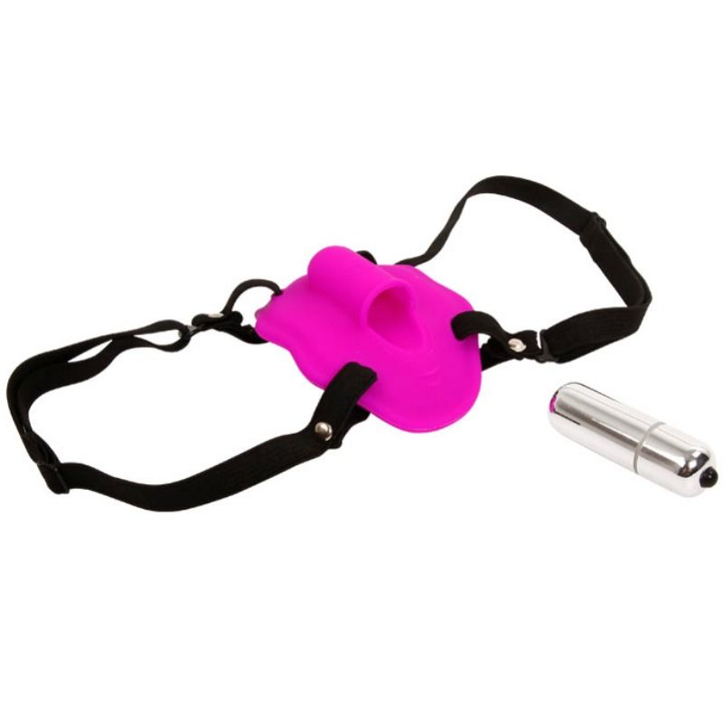 Baile - Harnais avec Vibro Love Rider Femme - Rose