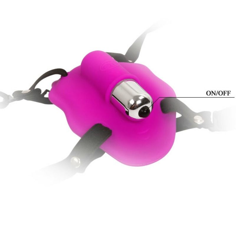 Baile - Harnais avec Vibro Love Rider Femme - Rose