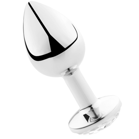 Secret Play – Plug Anal en aluminium transparent – 7 cm