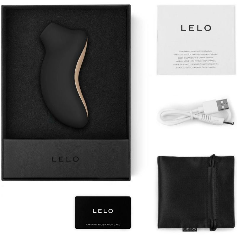 Stimulateur Clitoridien Sona Ondes Soniques Noir - Lelo