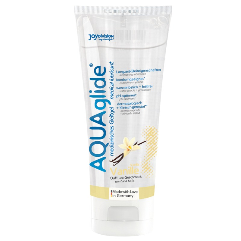 Lubrifiant à Base d'Eau AQUAglide Vanille 100ml - JoyDivision