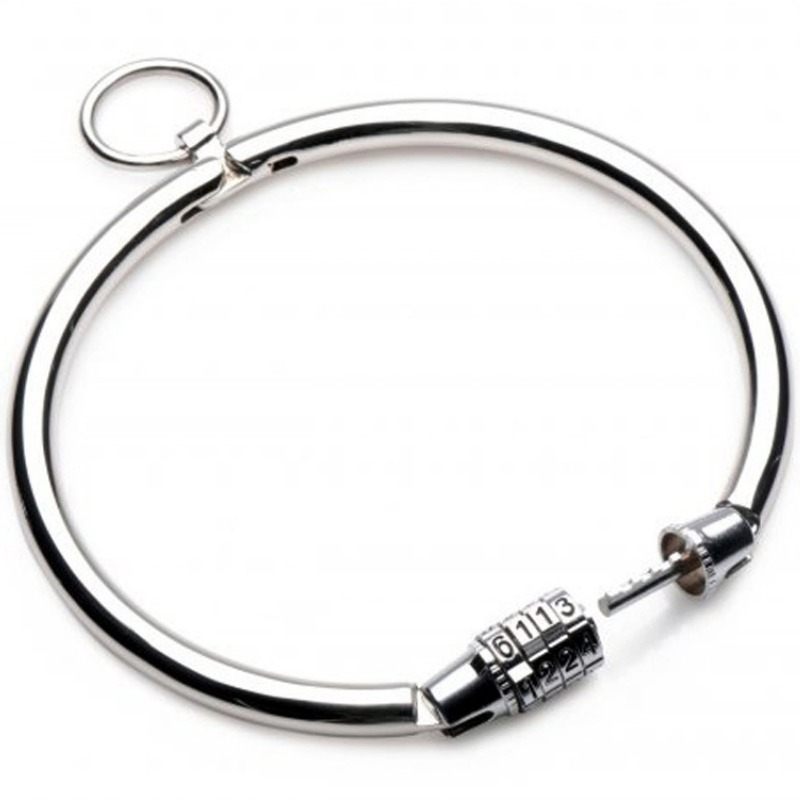 Collier BDSM à combinaison 12 cm - Metal Hard - METAL HARD