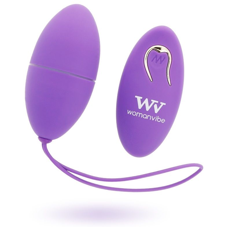 Œuf vibrant télécommandé Alsan violet - Womanvibe - WOMANVIBE