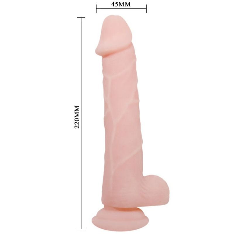 Baile - Gode XL Réaliste avec ventouse Chair - 22 cm