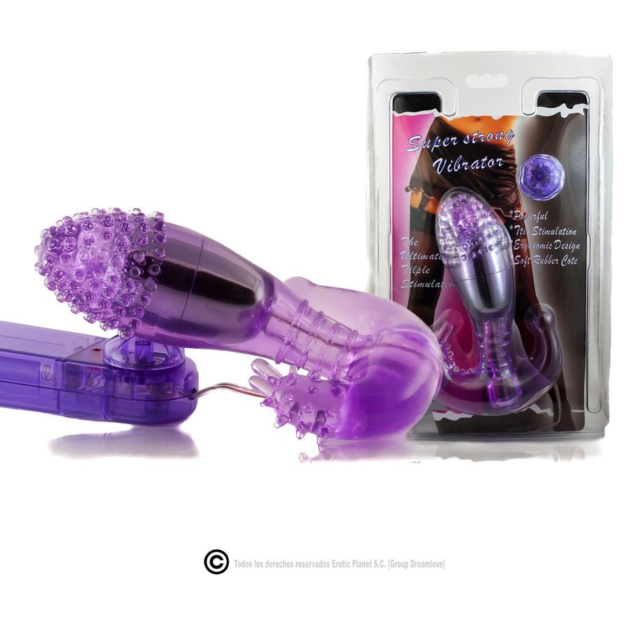 Baile - Stimulateur Vaginal et Anal avec Picots - Violet