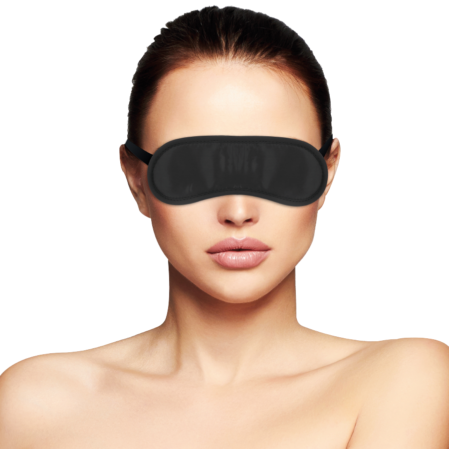Darkness - Masque de sommeil en satin - Noir