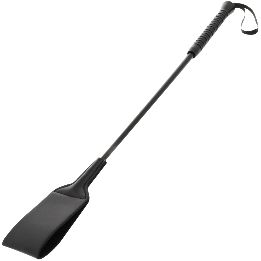 Darkness - Cravache Large Bondage Fétichiste Noir - 53 cm