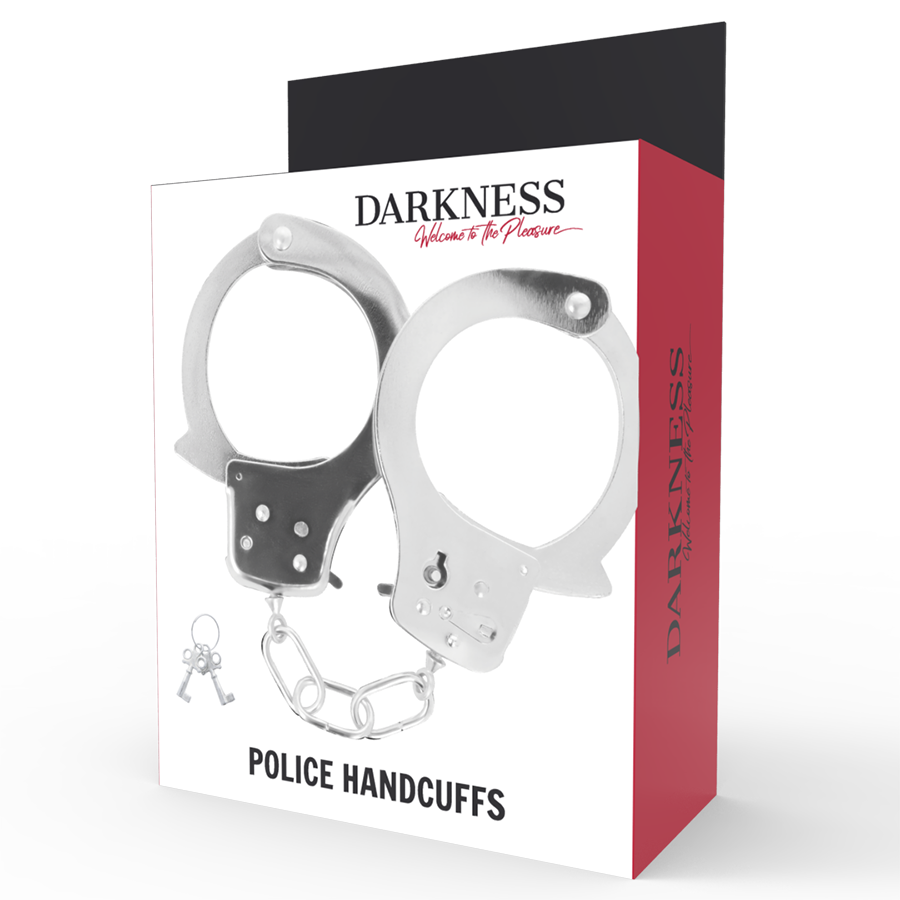 Darkness – Menottes Sexy en métal avec clés