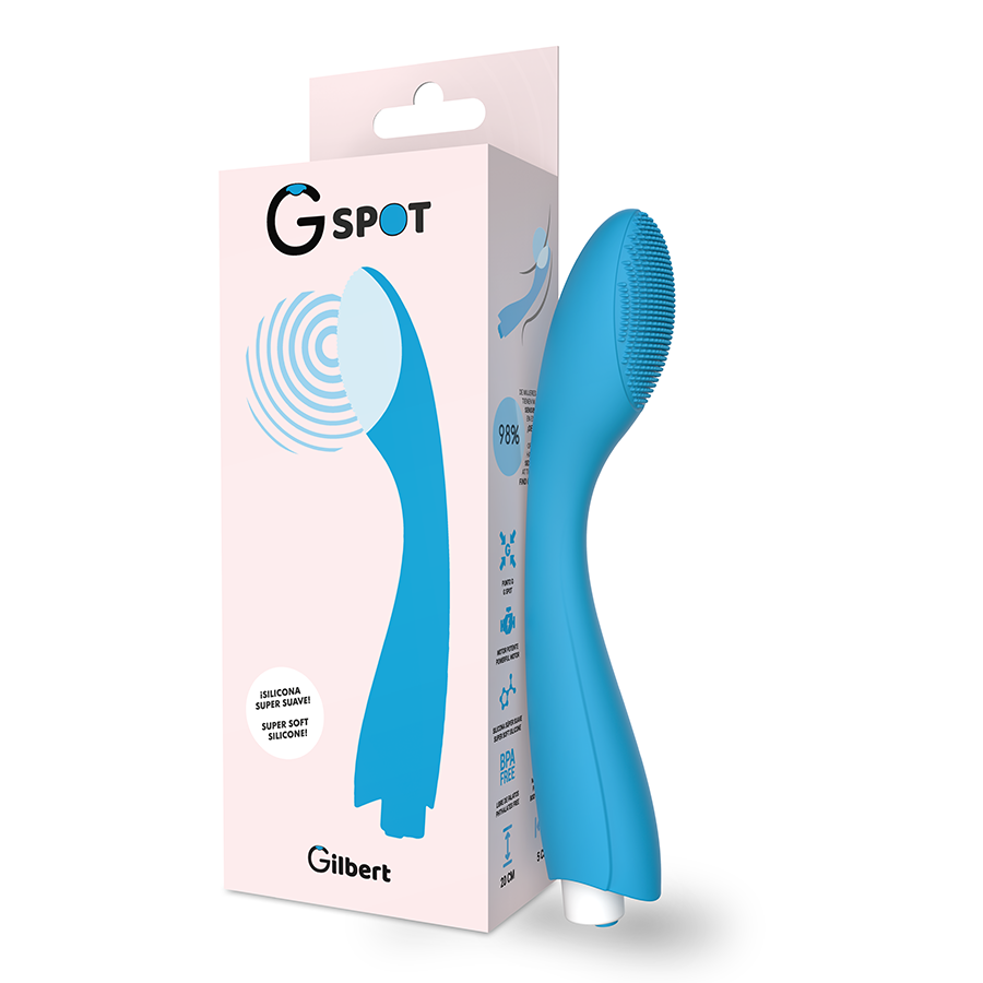 Vibromasseur point G Gylbert turquoise - G-Spot - G-SPOT