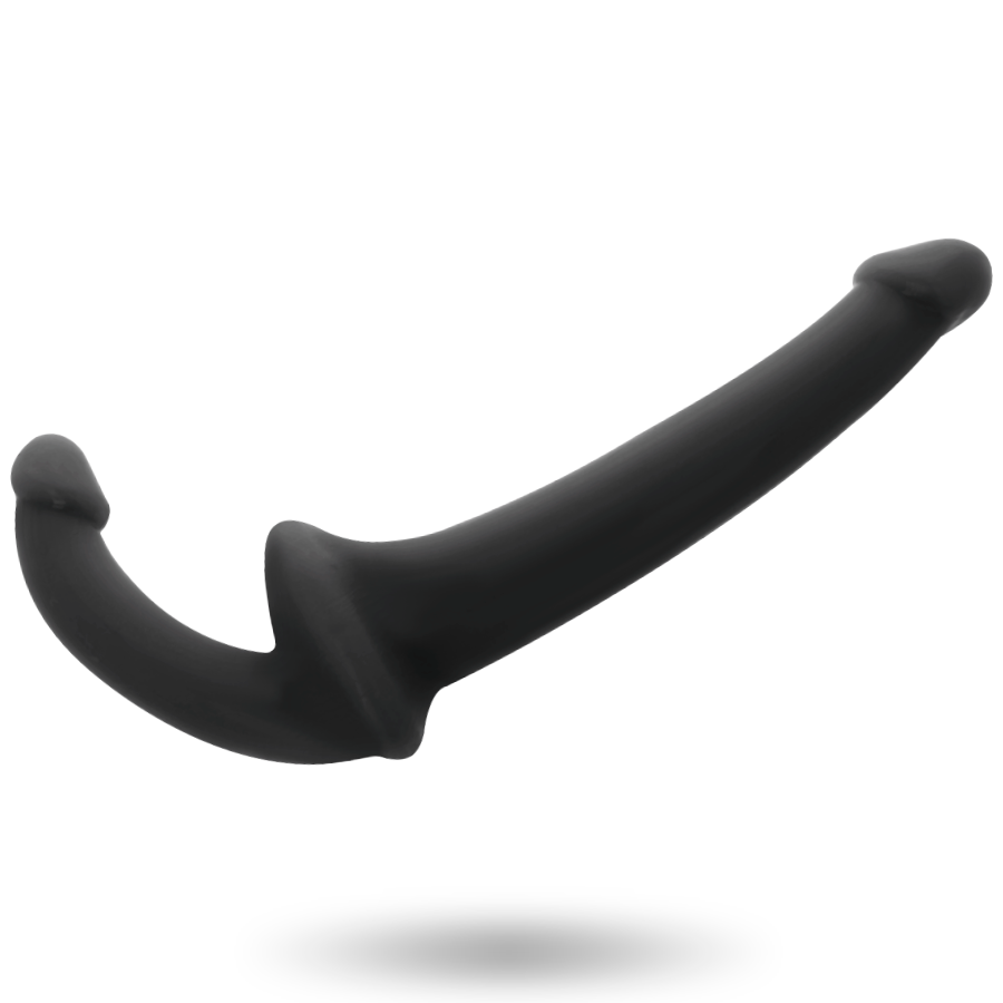 Gode Double Strapless Sans Harnais Noir 26cm - Addicted Toys