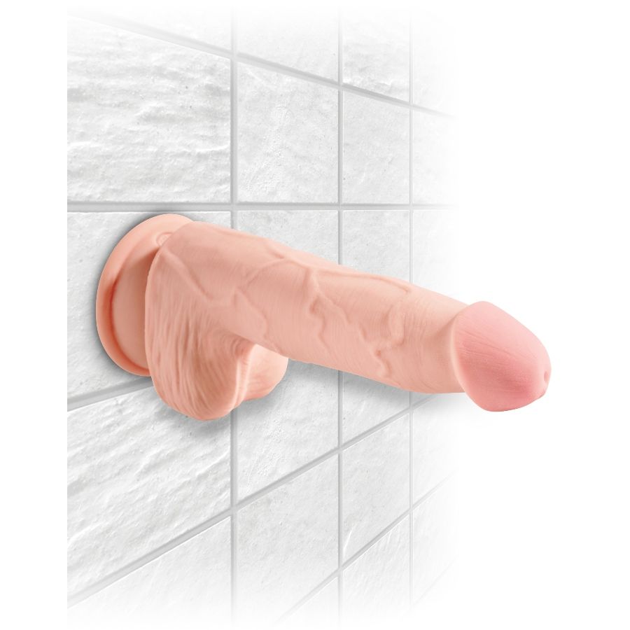 Gode Réaliste King Cock Triple Densité Chair 14cm - King Cock